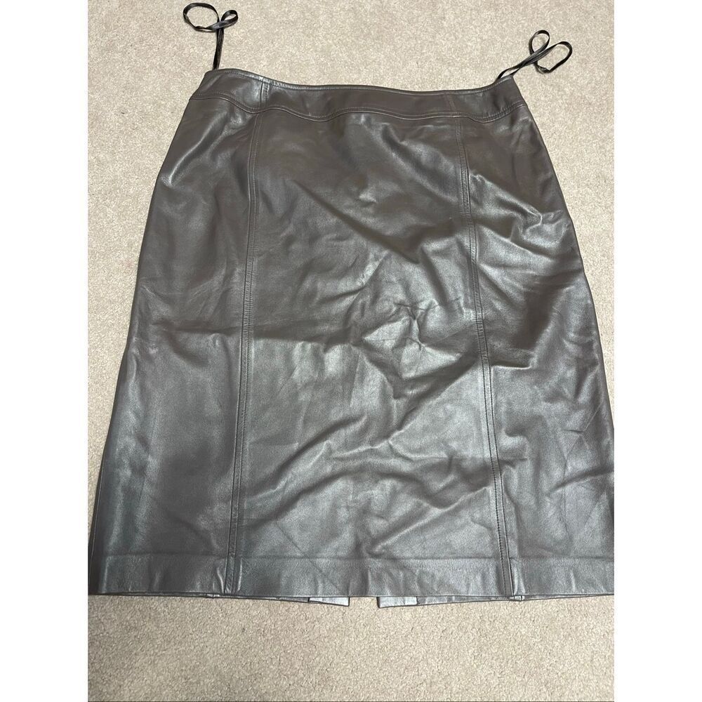 Realโleather skirt